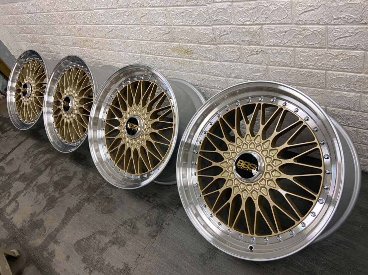 ㊣㊣㊣BBS SUPER RS 20吋前後配鍛造大框一套的第8張圖片