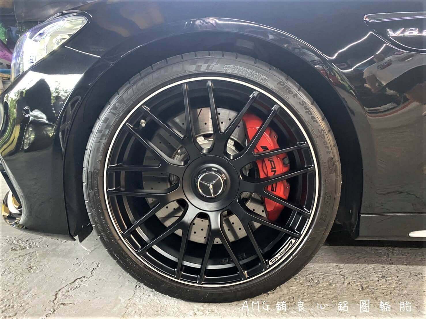 C63S車主升級19吋鍛造 ED1大框一套的第2張圖片