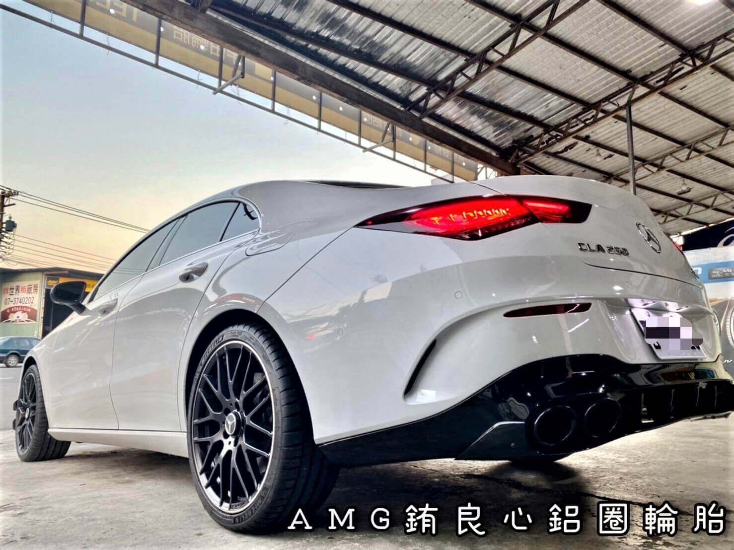 W117 CLA250_車主升級更換CLA45 99R消光黑19大框胎一套的第4張圖片