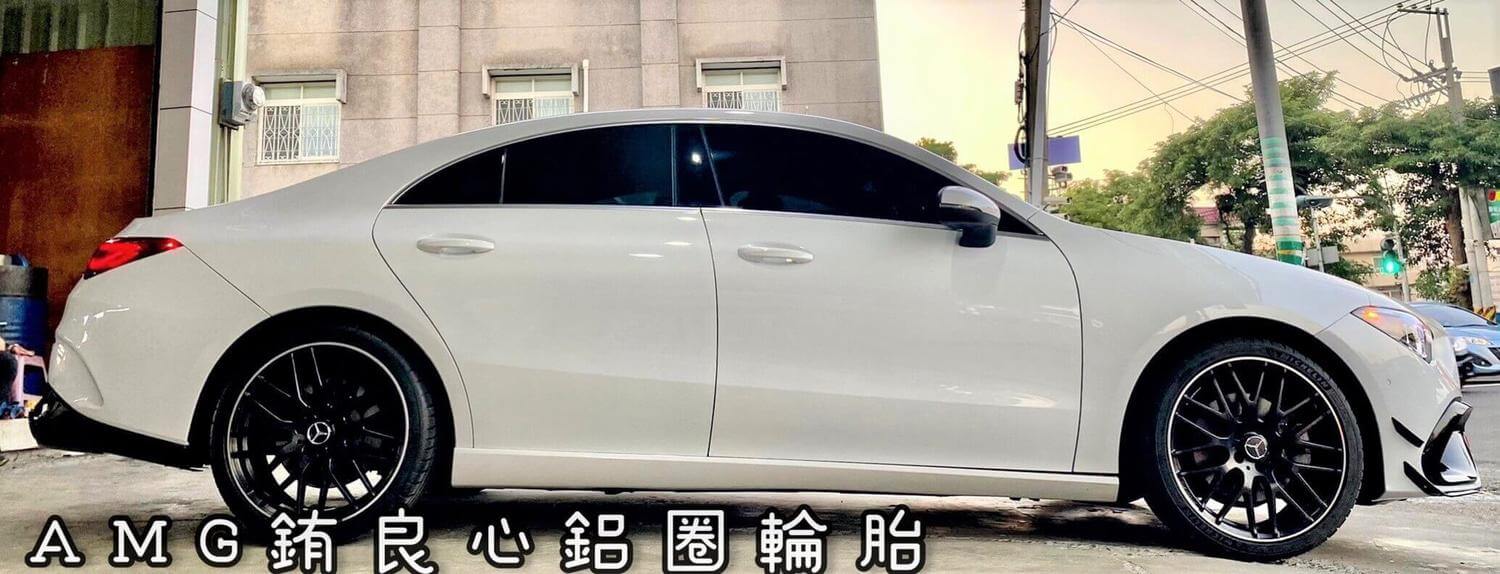 W117 CLA250_車主升級更換CLA45 99R消光黑19大框胎一套的第5張圖片