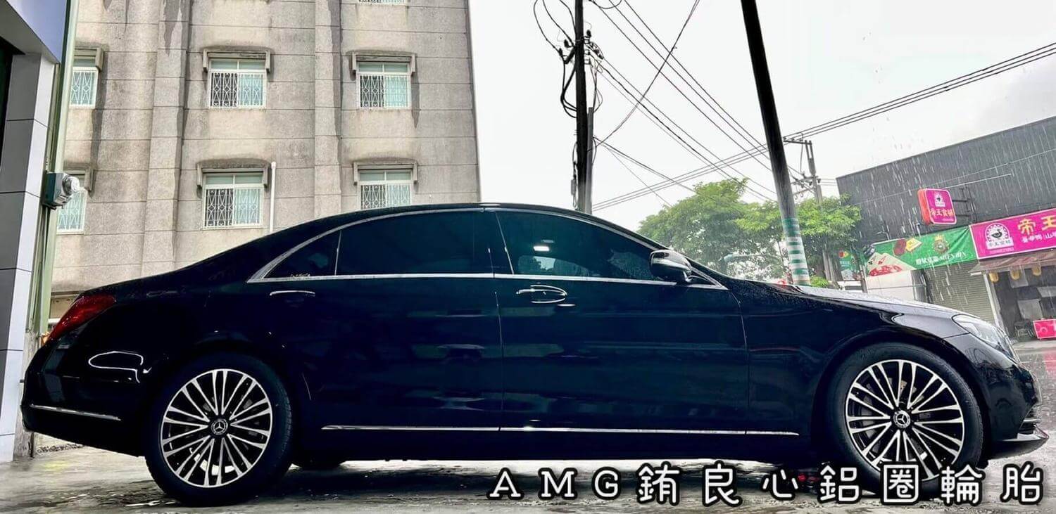 Benz w222車主升級更換W223原廠19吋落地大框胎一套的第5張圖片