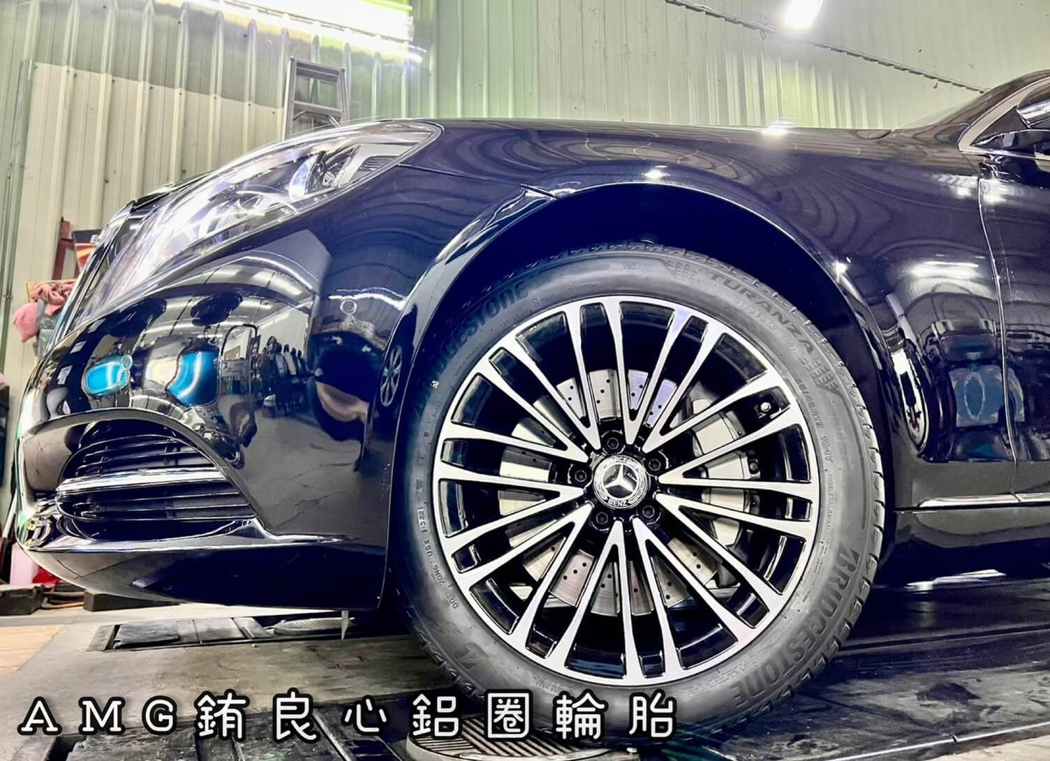 Benz w222車主升級更換W223原廠19吋落地大框胎一套的第6張圖片