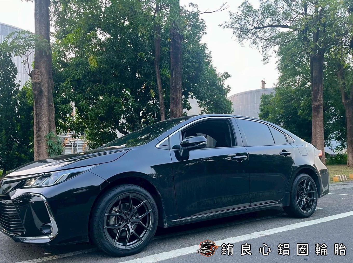 銪良心鋁圈輪胎的實裝照分享圖片